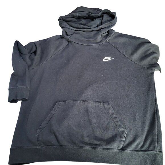 NIKE Women's LG ESSENTIAL FUNNEL-NECK FLEECE PULLOVER HOODIE Athleisure - Picture 1 of 11